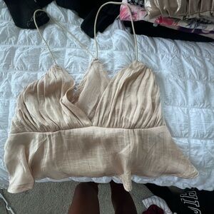 cream shimmery going out top